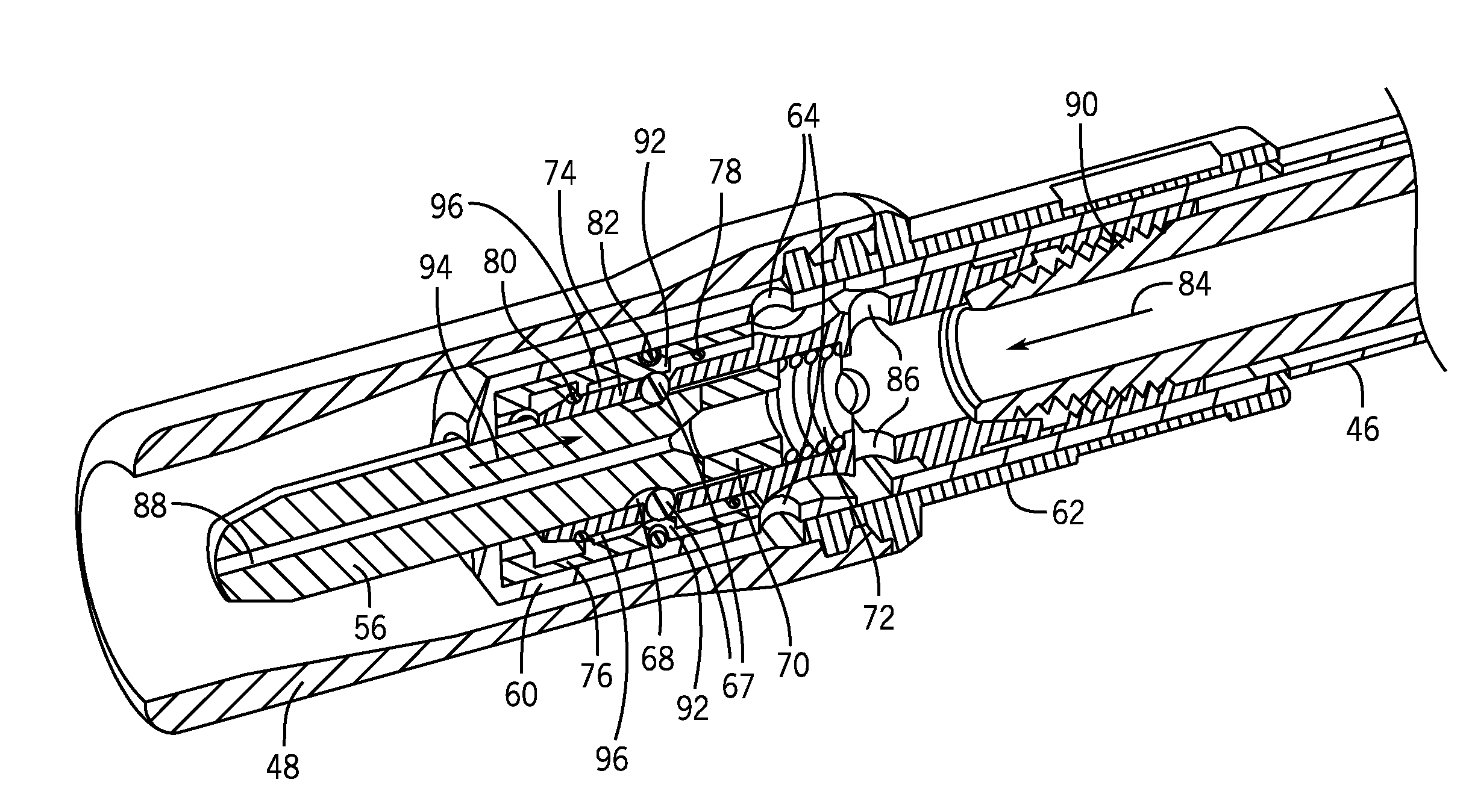 Contact tip and receiving assembly of a welding torch