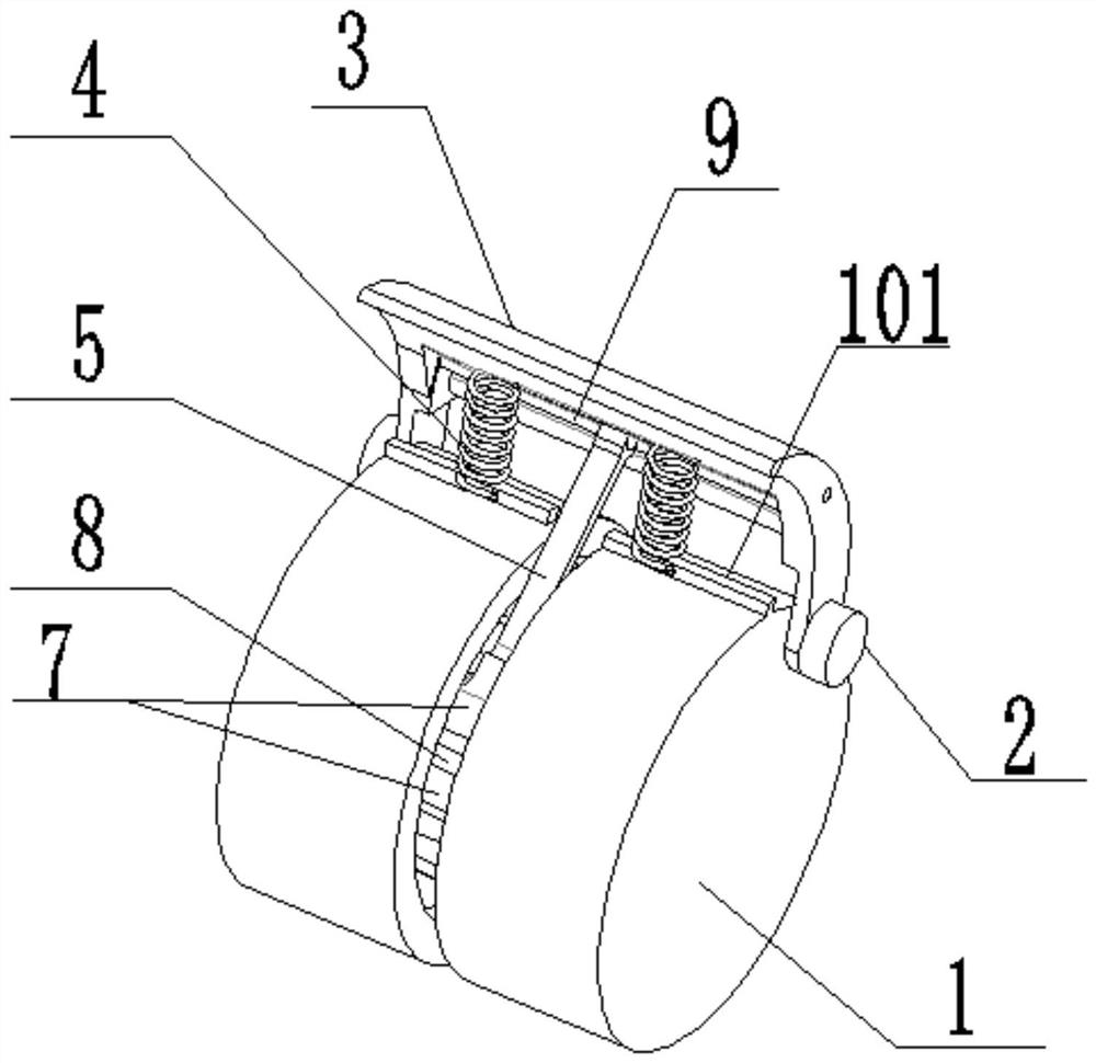 Variable valve distribution camshaft of engine