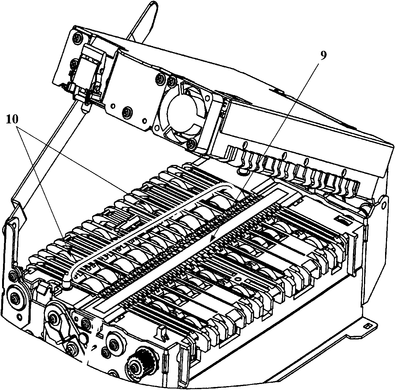 Money number recognition method for money detection module