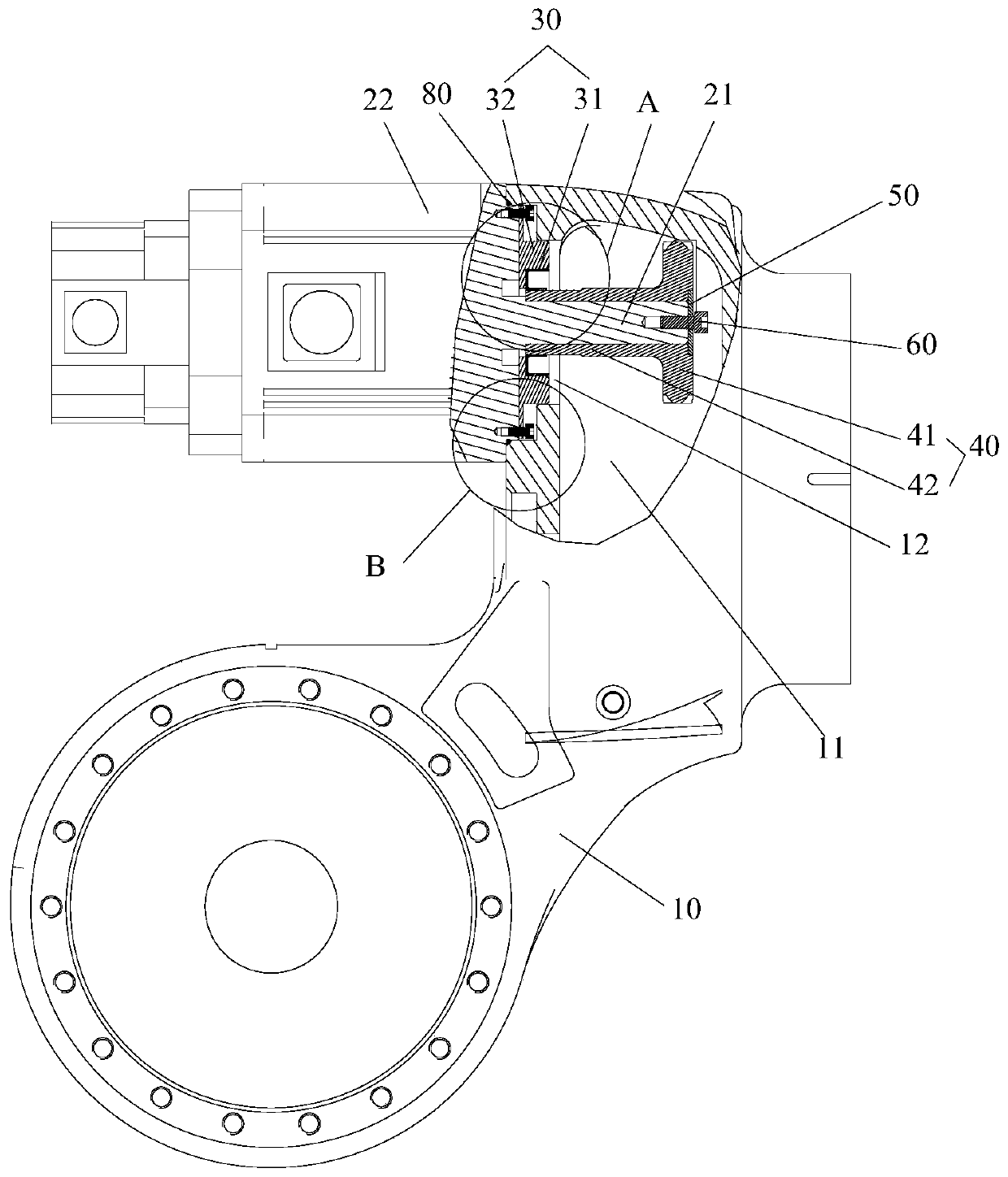 Robot joint and robot with robot joint