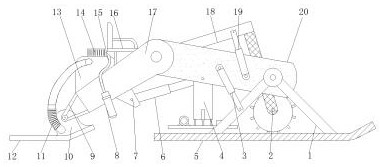 Concrete leveling device for construction engineering