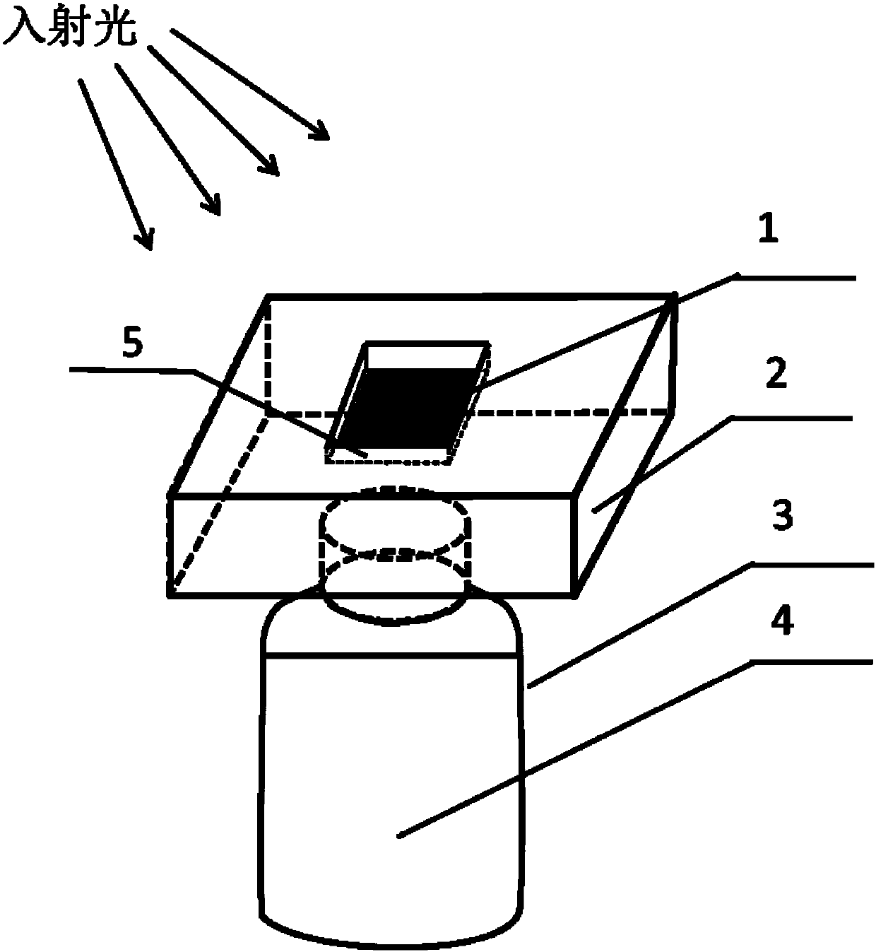 Steam generator based on surface local light heat conversion