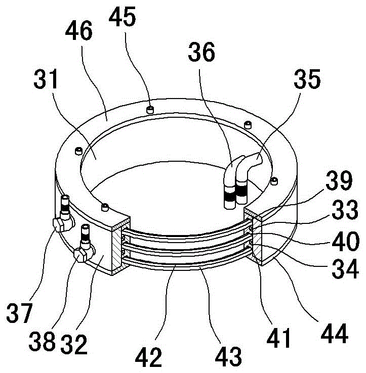 An autocrane heating a lifting control room by utilizing cooling water of a lower-vehicle engine