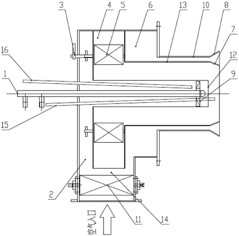 Crude oil swirling low-nitrogen burner of steam-injection boiler