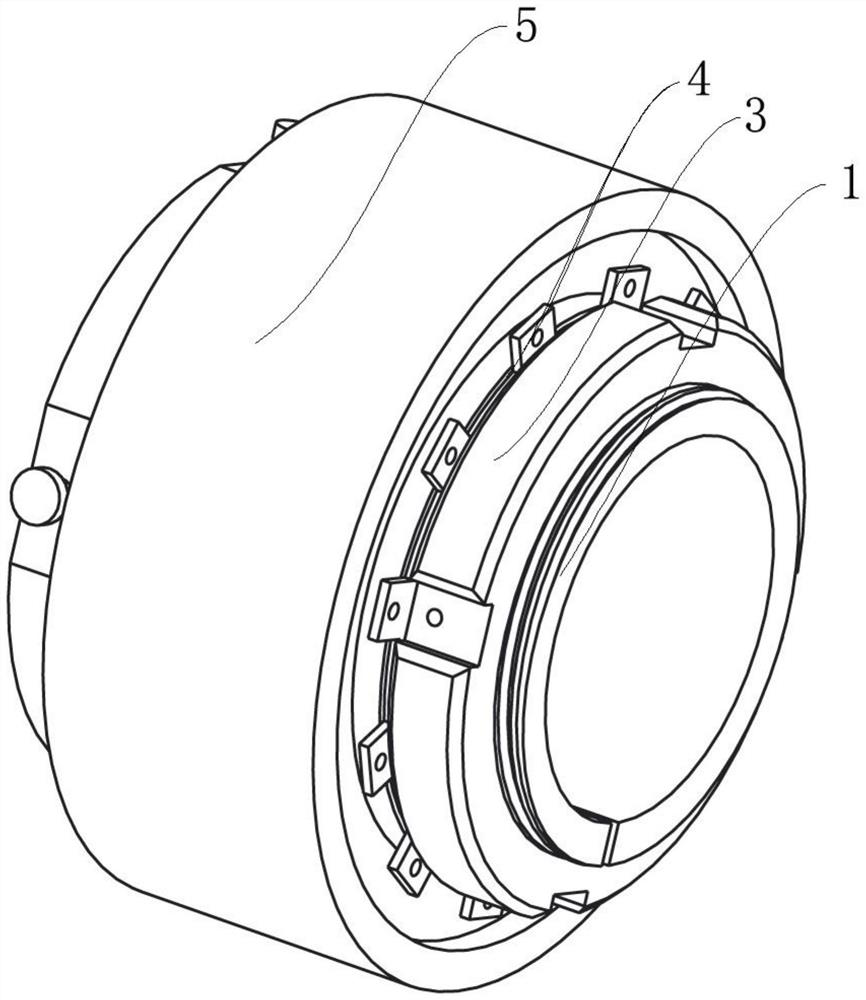 A bearing adapter sleeve with a double-layer tightening structure