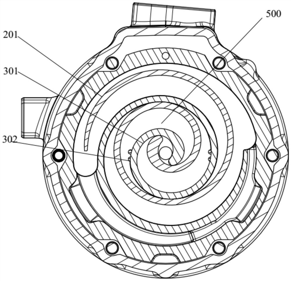 Air supplementing device and compressor