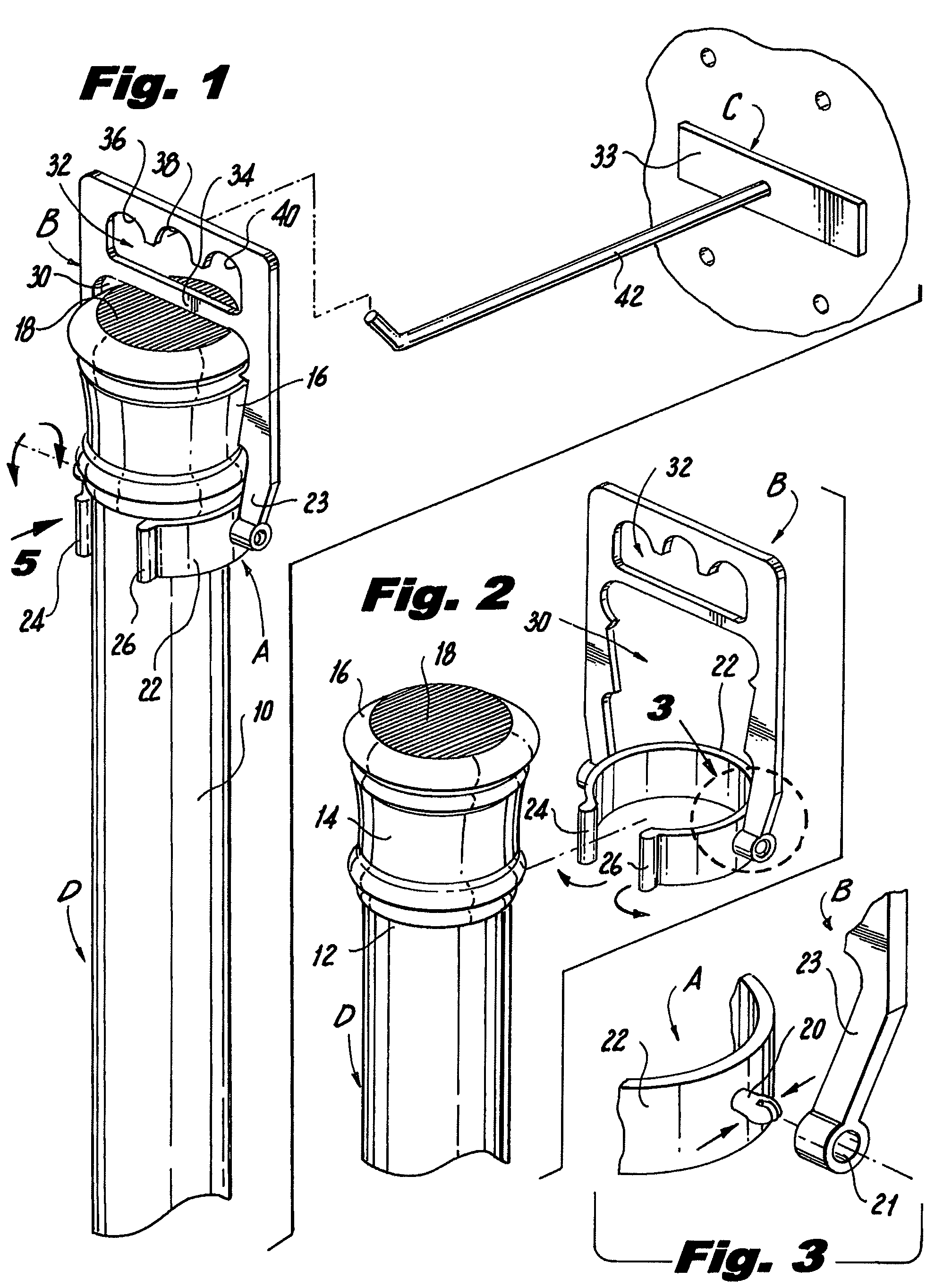 Display hanger for curtain rod