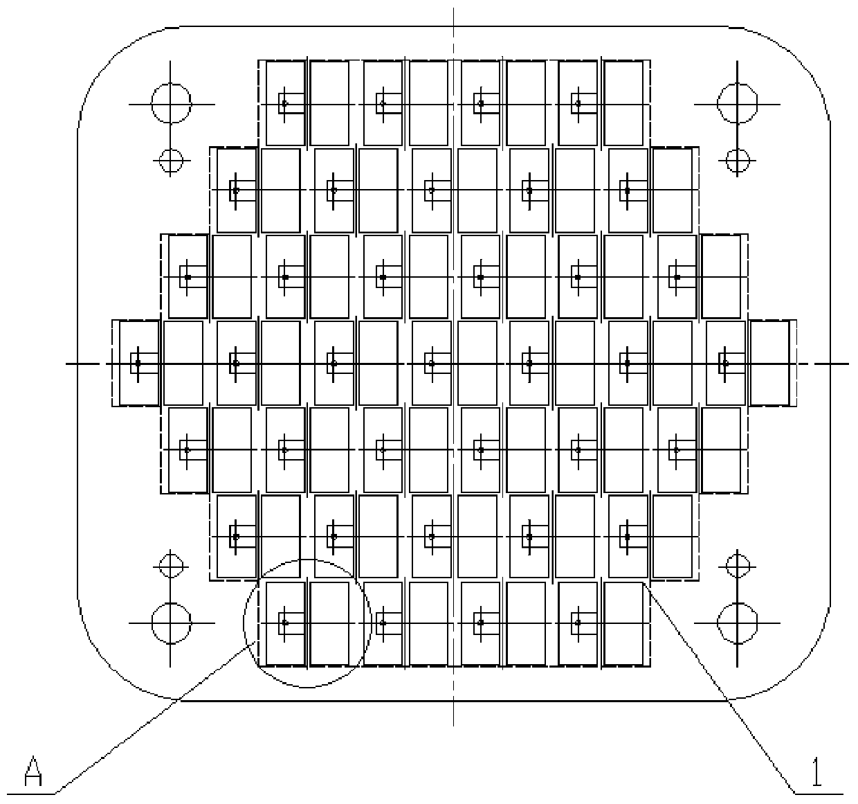 A spaceborne k-band phased array antenna circularly polarized waveguide radiation array