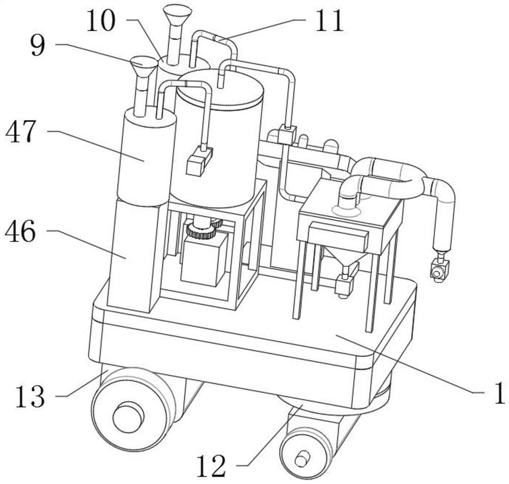 Movable simple water purifying device for decentralized domestic sewage