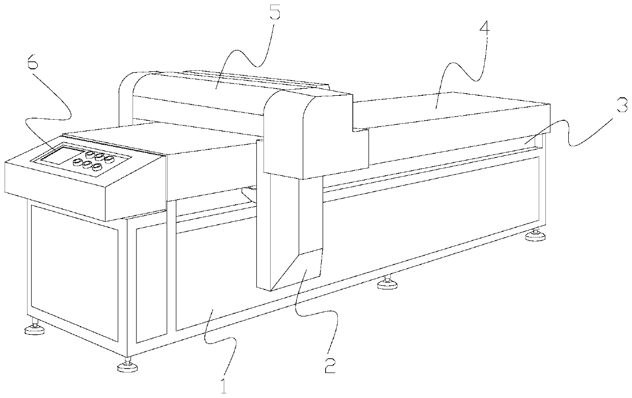 A textile printing machine