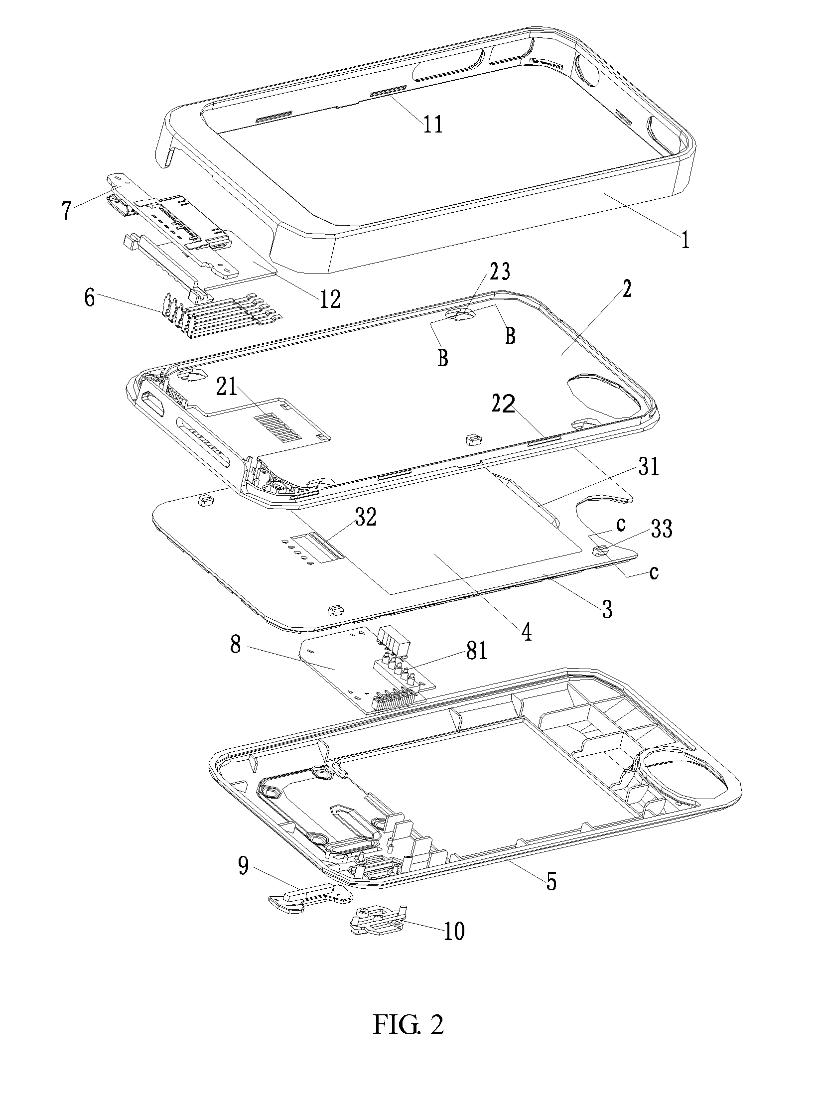 Contact type portable power