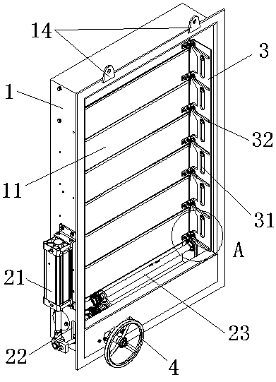 Novel door-free weather-tight blind window