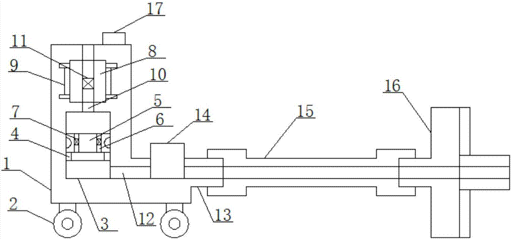 Dredging device for domestic sewer pipeline