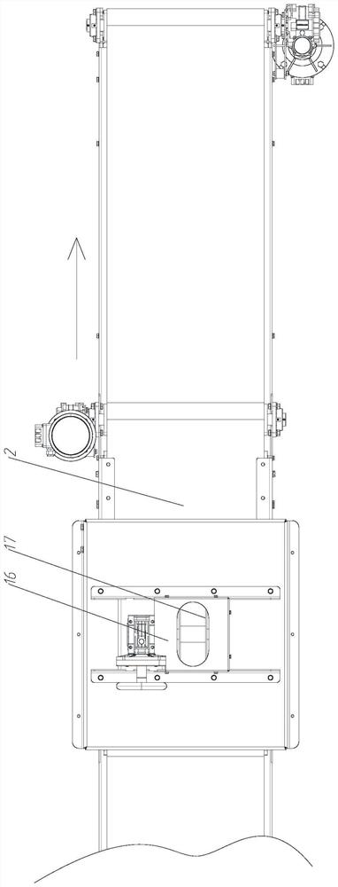 Glass powder spraying machine