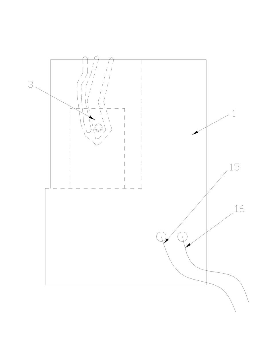 Combined type powder removing and paper clipping integrated machine and using method thereof