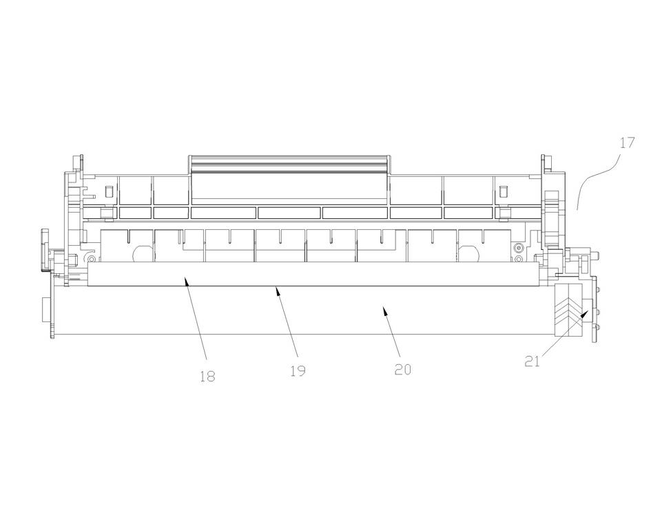 Combined type powder removing and paper clipping integrated machine and using method thereof