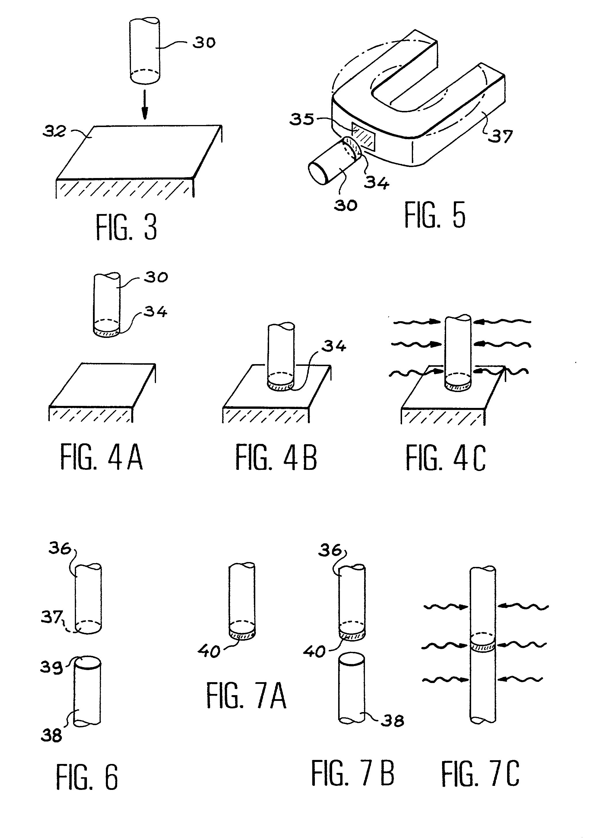 Method and device for assembling optical components or an optical component and a substrate