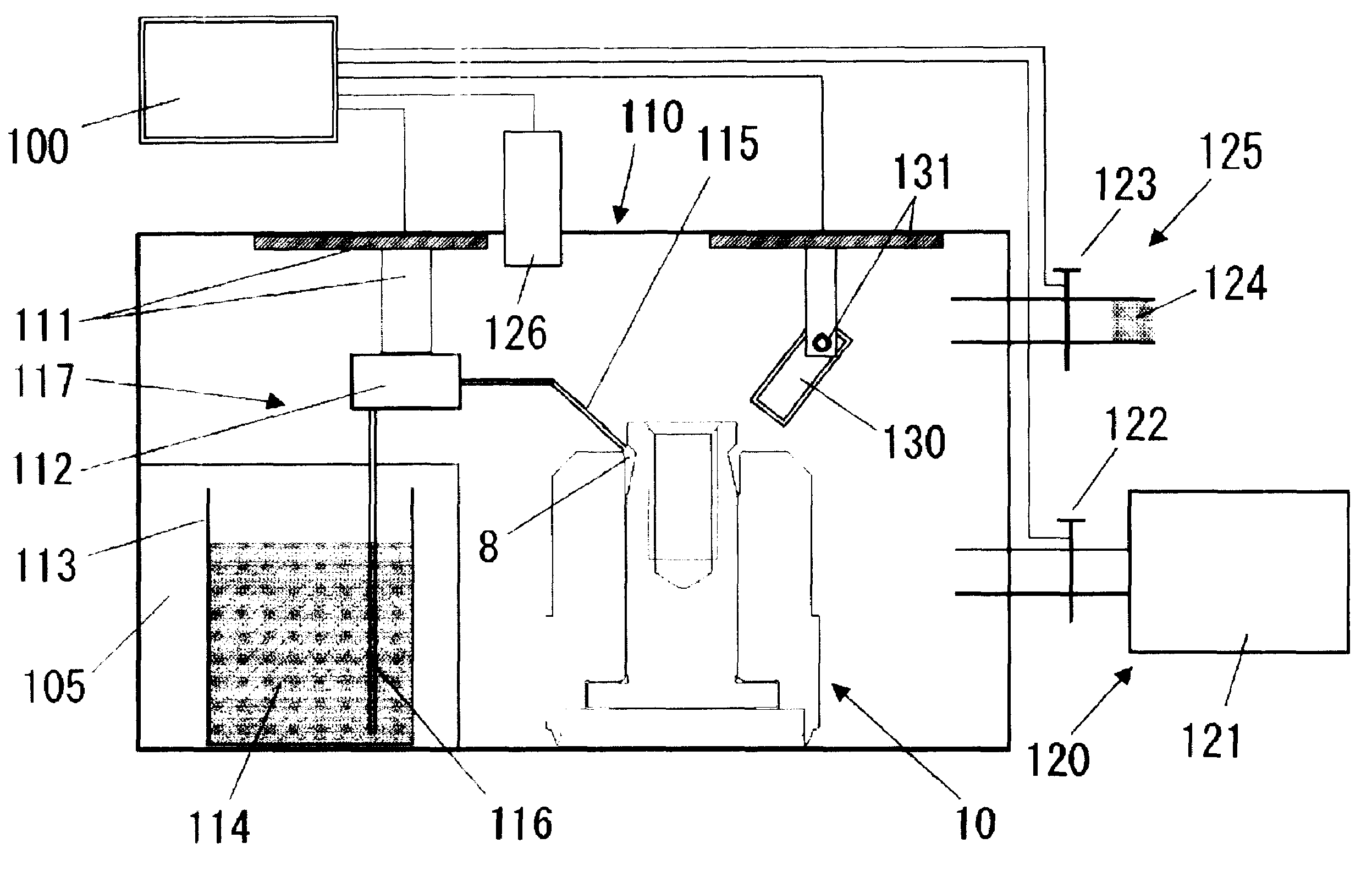 Method and apparatus for charging oil into fluid-dynamic-pressure bearings, spindle motor utilizing fluid-dynamic-pressure bearings, and signal record-and-playback device utilizing fluid-dynamic-pressure bearings