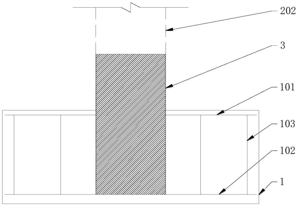 Construction method of two-step accurate in-place pier anti-seismic facility steel hoop