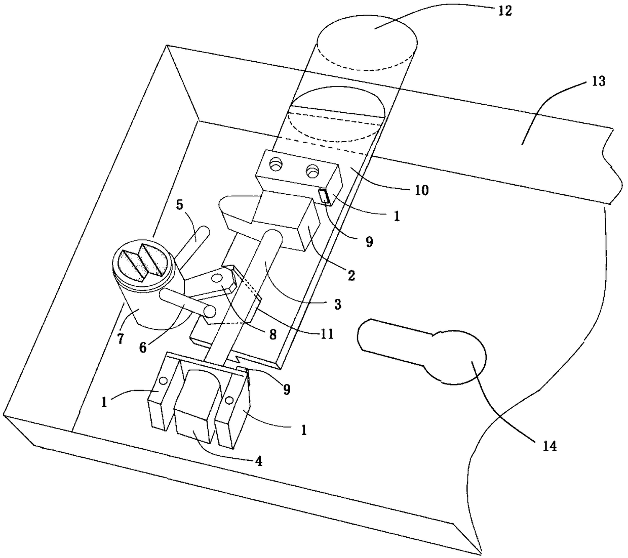 A door self-protection system and its realization method