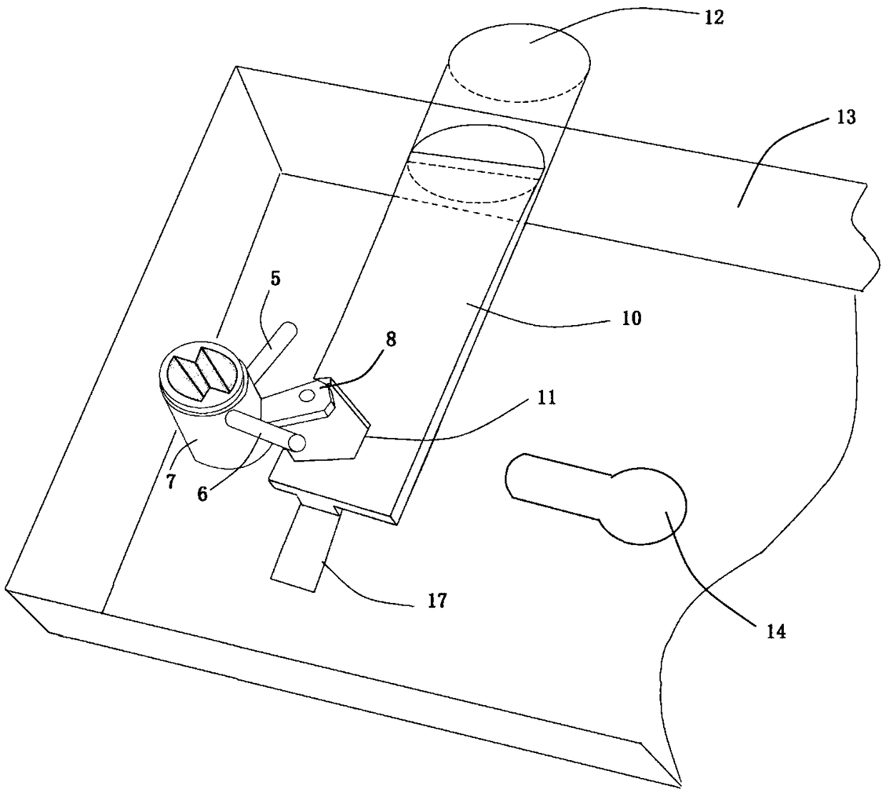 A door self-protection system and its realization method