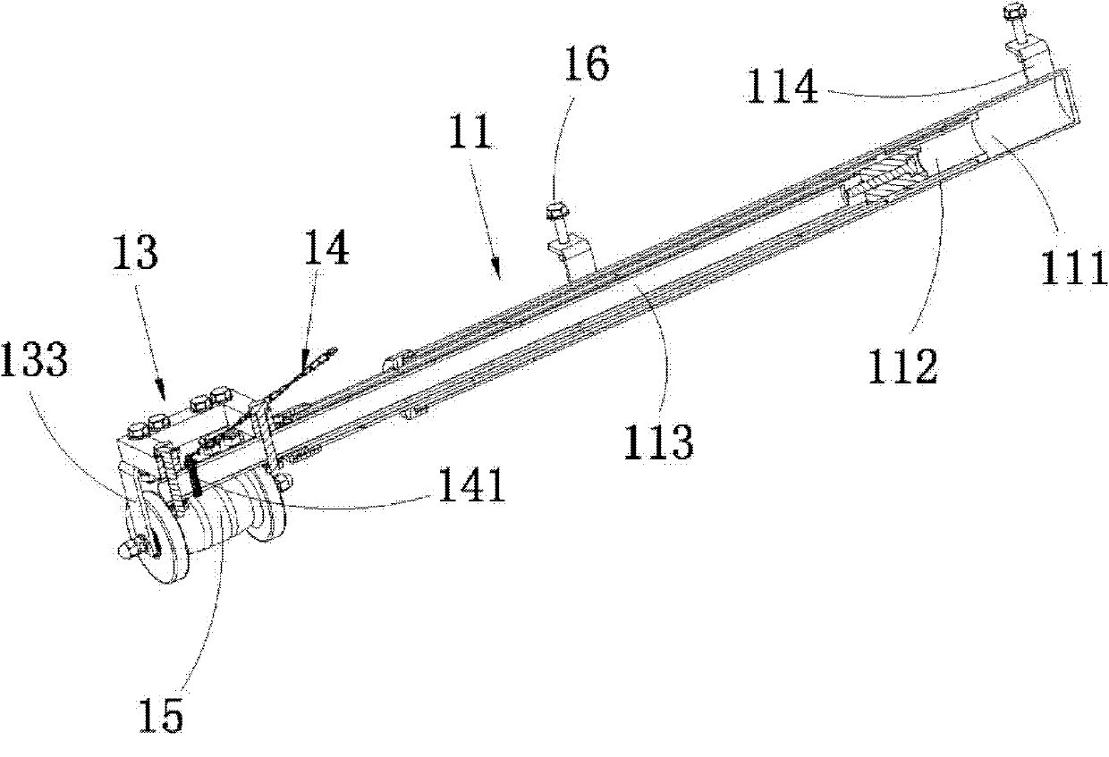 Double-track running device