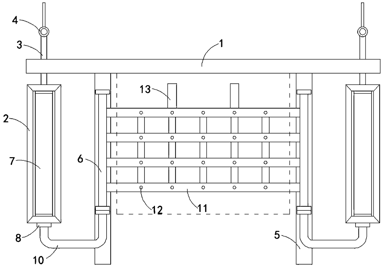 Anti-wind device for curtain