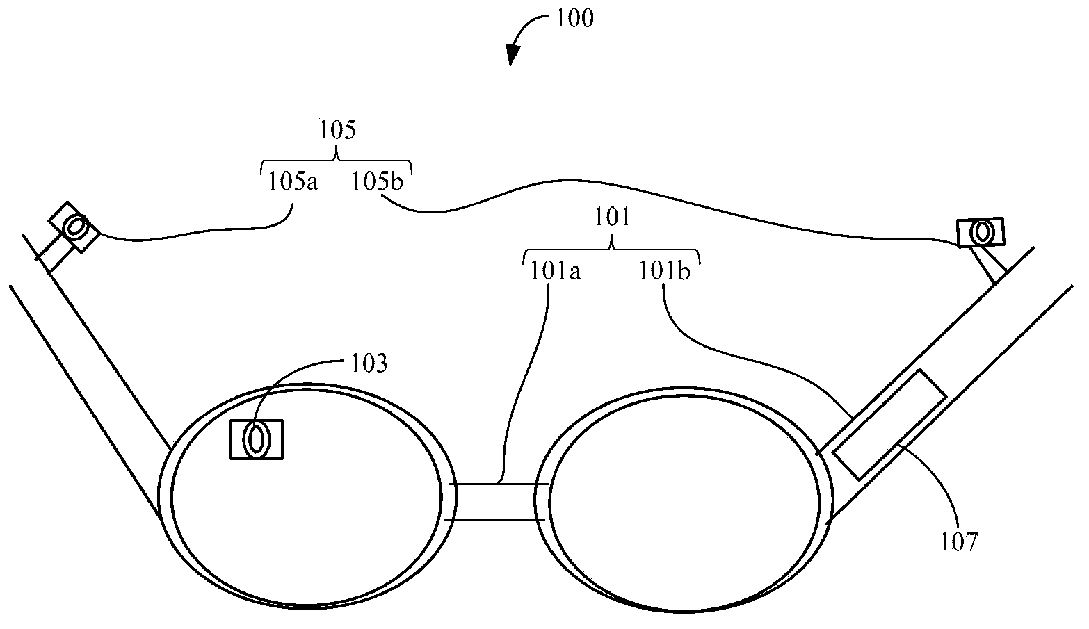 Glasses type communication apparatus, system and method