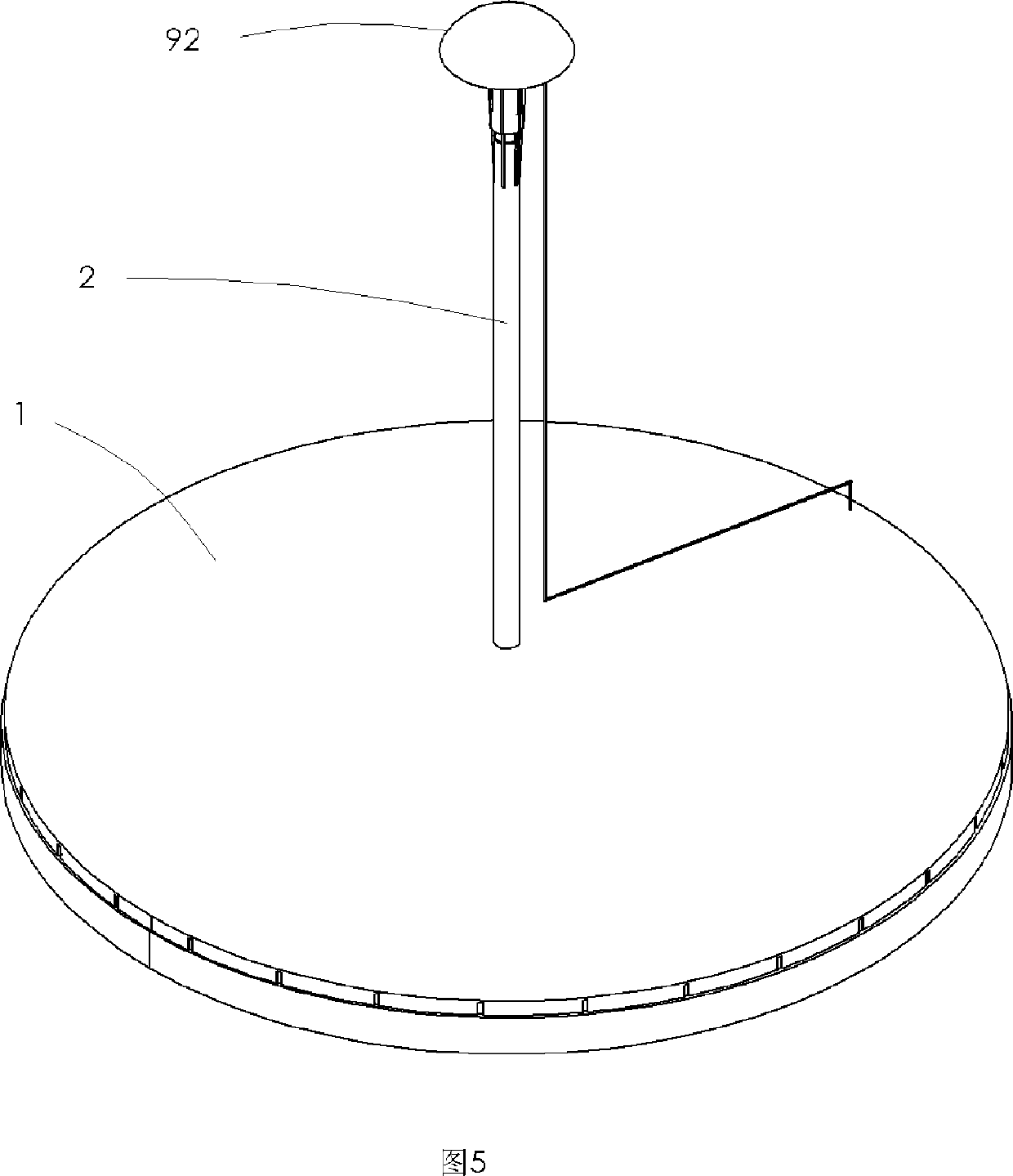 Device for atomizing seawater to make salt by utilizing natural resources and collecting distilled water