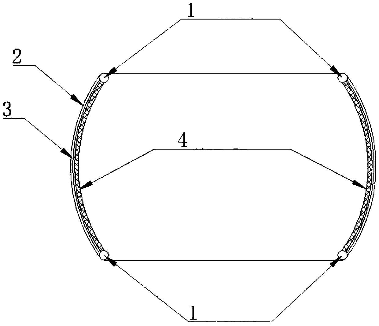 Method and tooling for coating isolating agent onto surface of vulcanized capsule