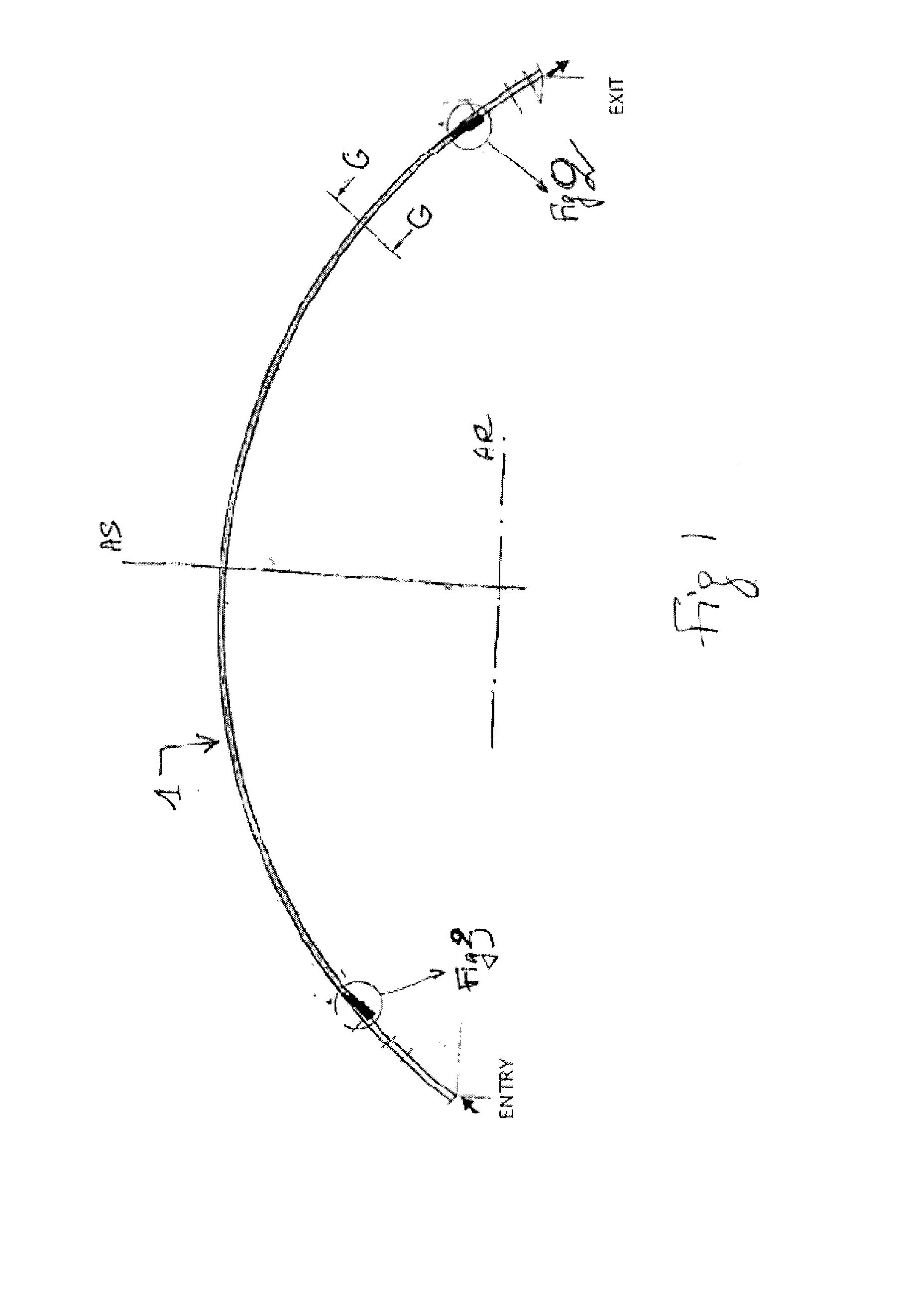 Wire guide and flyer bow comprising said wire guide