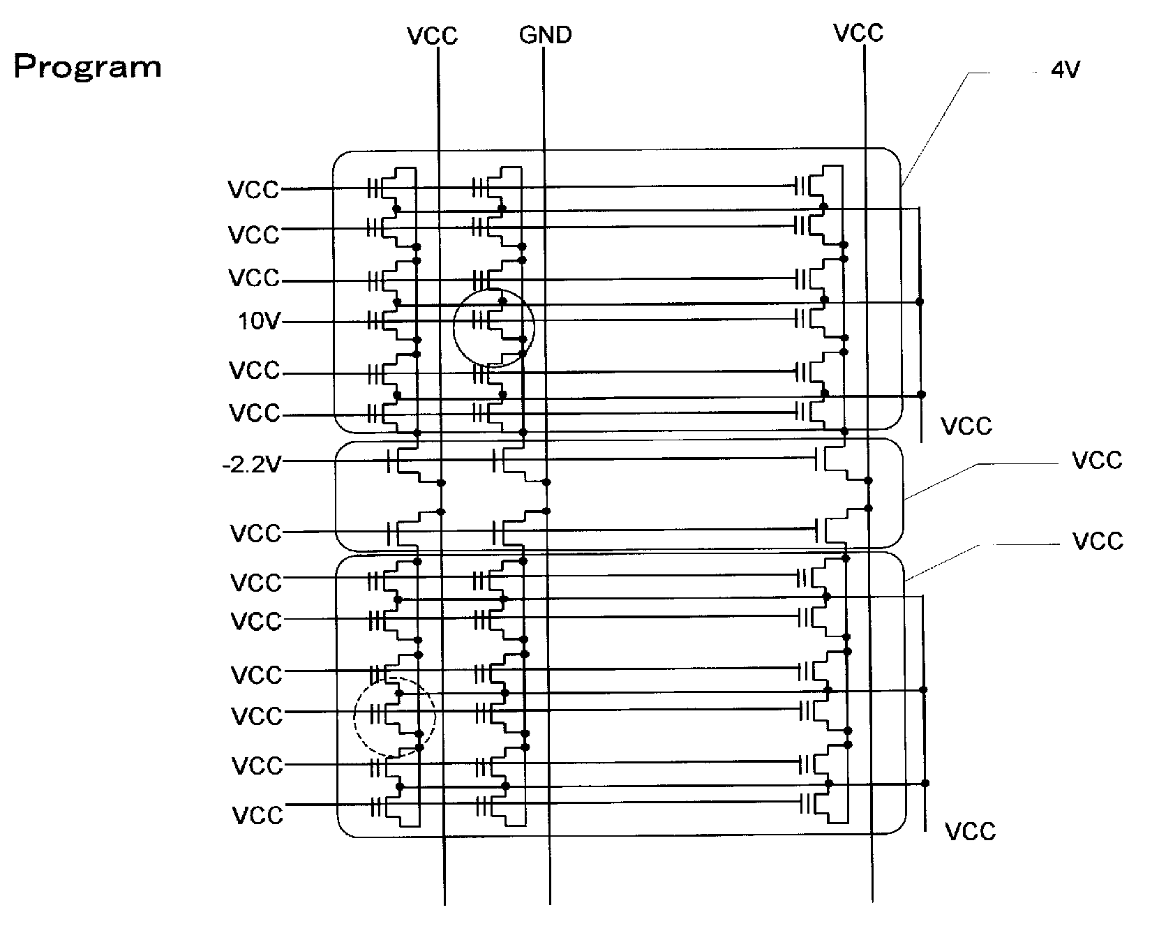 Nonvolatile Semiconductor Storage Device and Method for Writing Therein