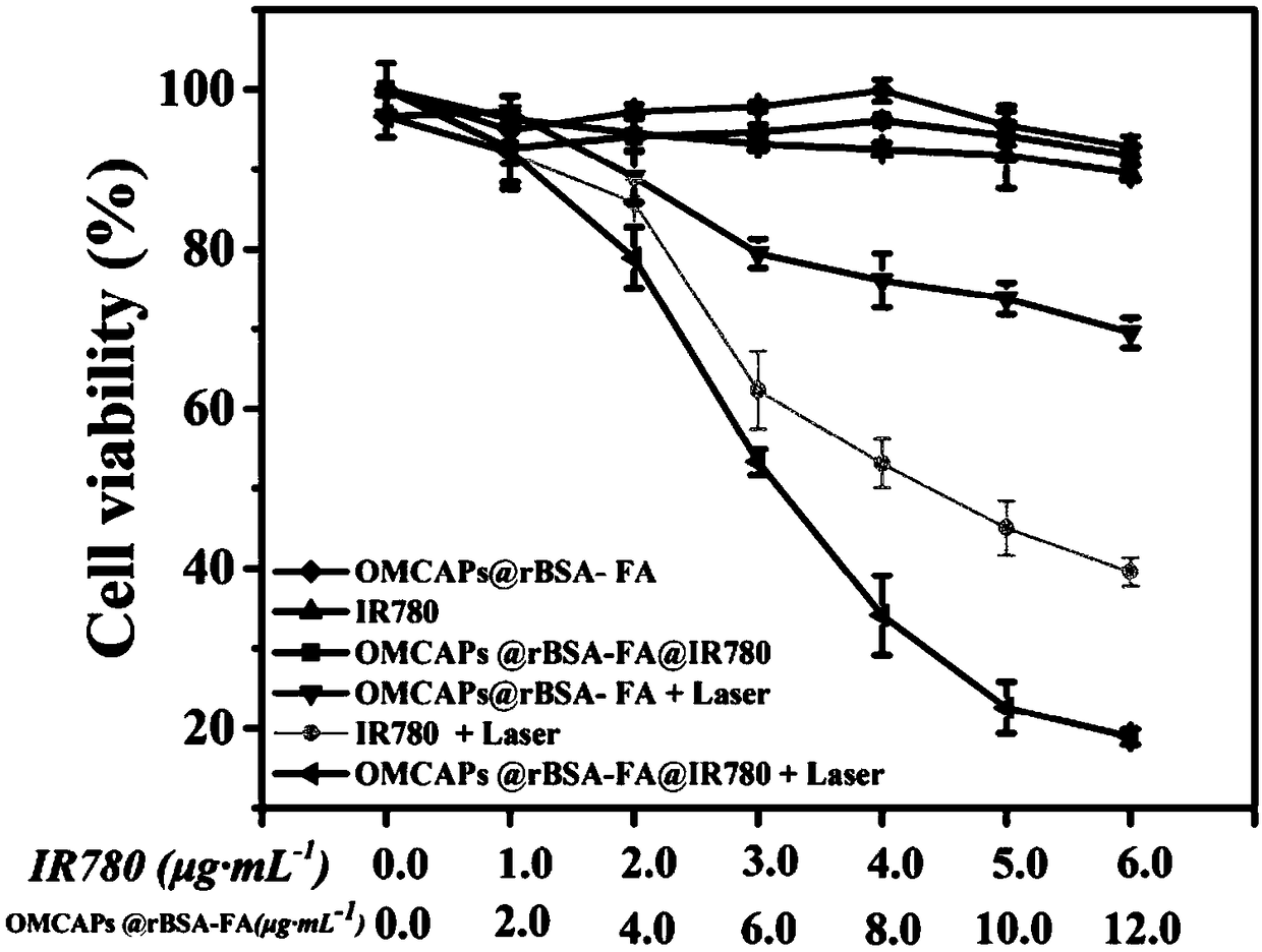 Probe based on mesoporous nano carbon sphere doped gold nanoparticle material and preparation method of probe