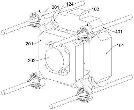 Spacer for removing entanglements on high-voltage line