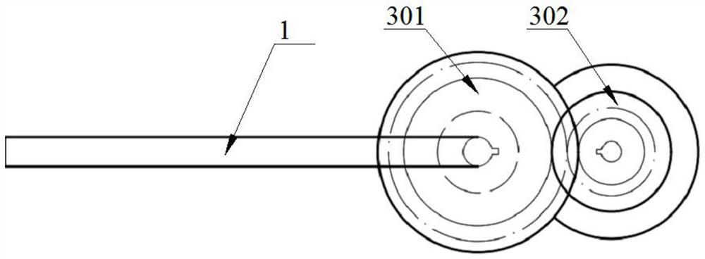 Adjustable variable-speed rotating nozzle and control method