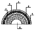 Universal heat dissipation floor heating pipe