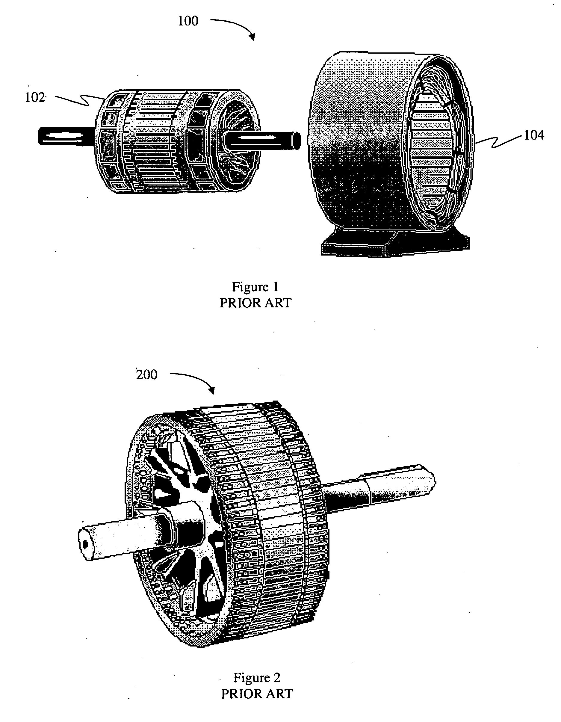 Motors Having a Hyperbolic Cosine Curve Shape