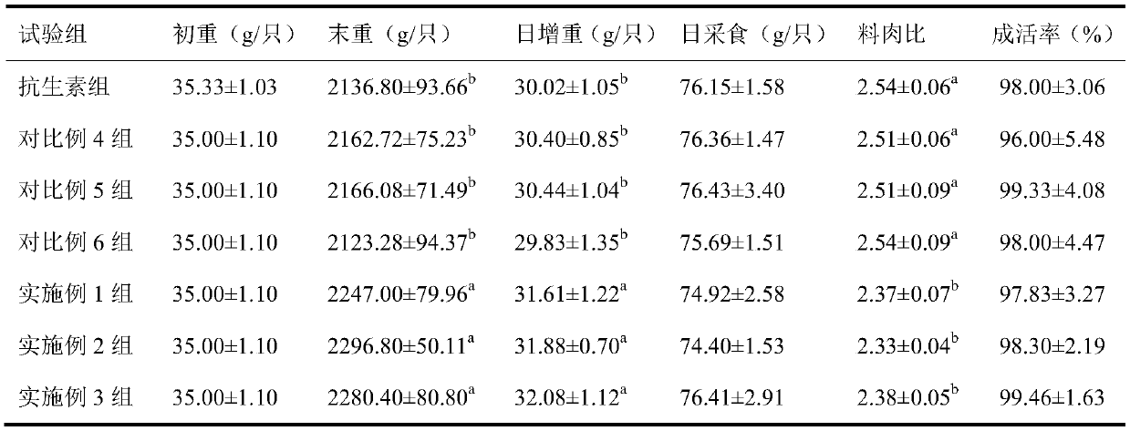 Antibiotic-substitution Chinese herbal medicine bacterium enzyme composition and application thereof