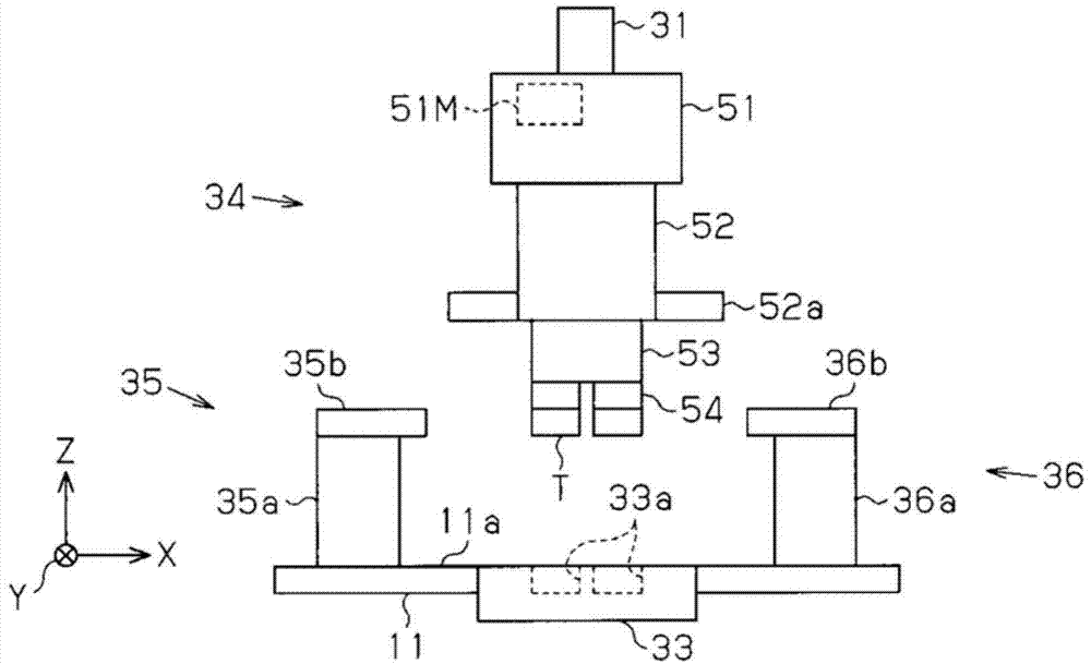 Handler and component inspection apparatus