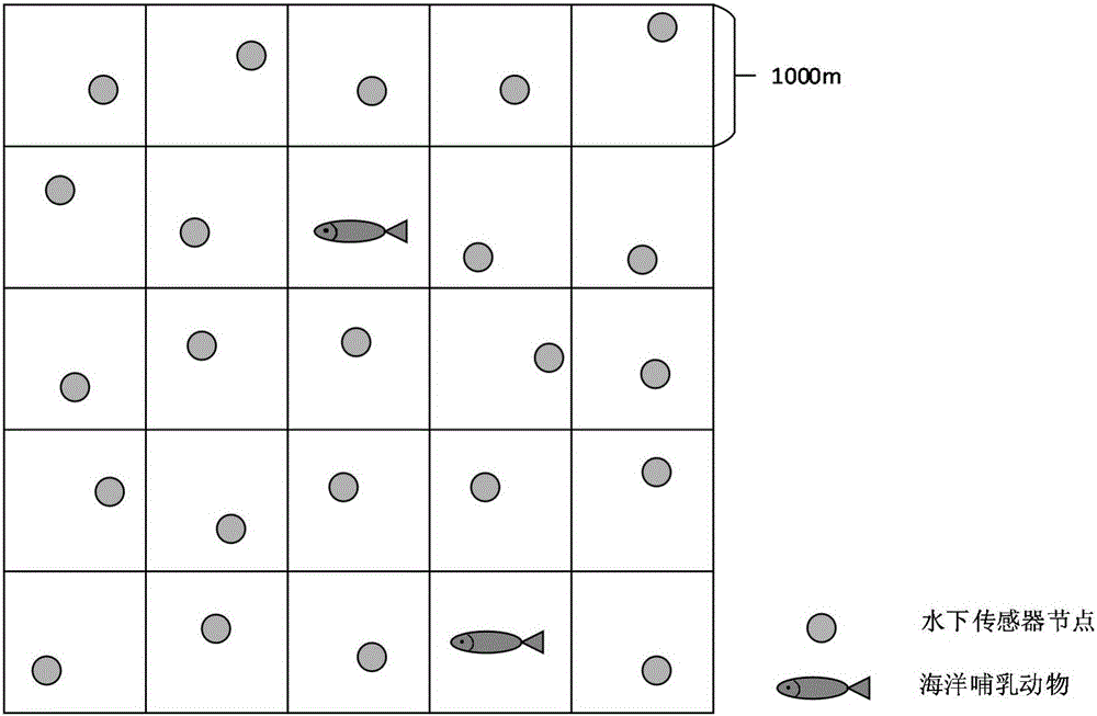 Organism-friendly directional underwater network routing method