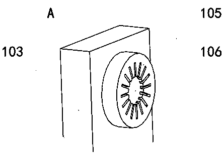 Hanging cytochylema discharging device for cell culture bag