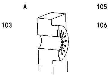 Hanging cytochylema discharging device for cell culture bag