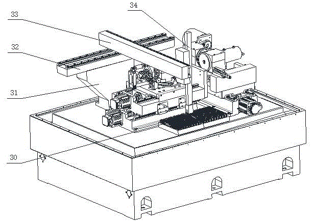 Segment difference grinding machine