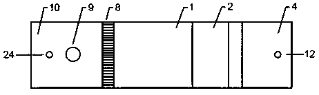 Slip boundary condition density flow and saline wedge generation experiment device and method