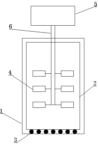 Self-vibration cement agitation tank