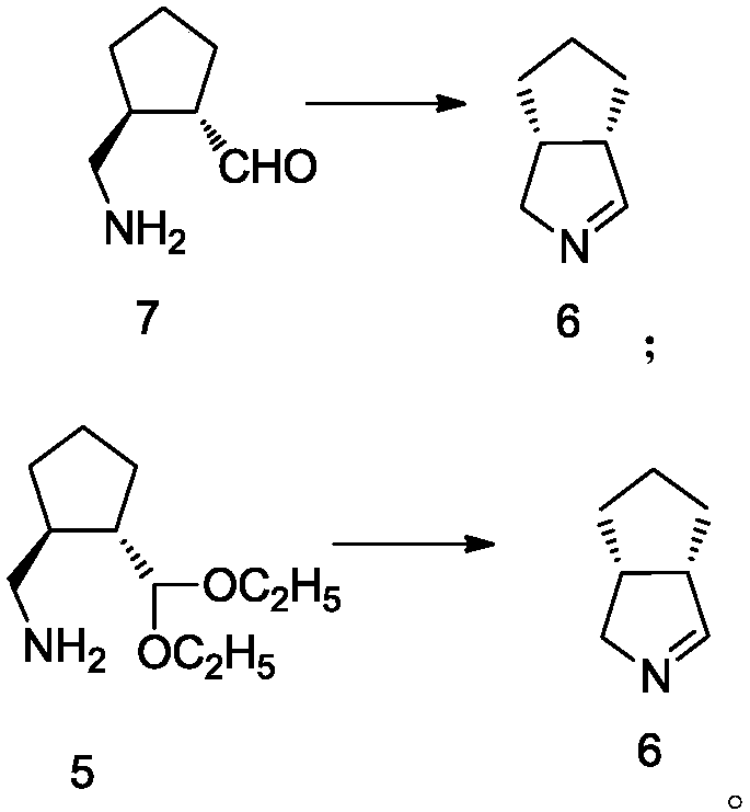 Intermediate of telaprevir and preparation method thereof