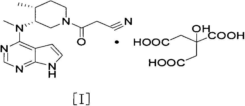 New method for preparing tofacitinib citrate crystal-form A