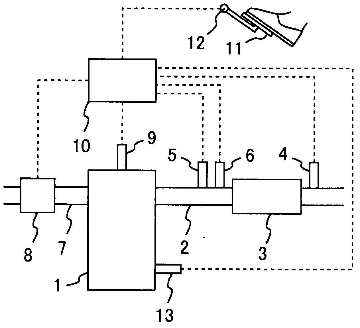 Filter failure detection device for internal combustion engine