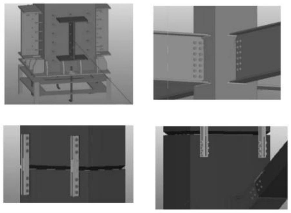 Intelligent steel structure installation method based on digital twin technology