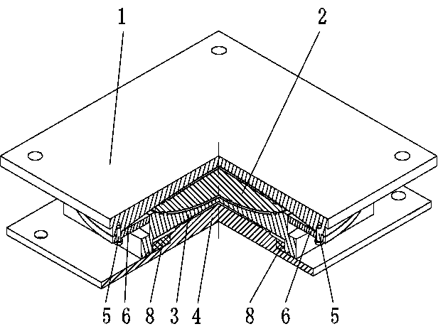 Speed-locking friction pendulum damping support